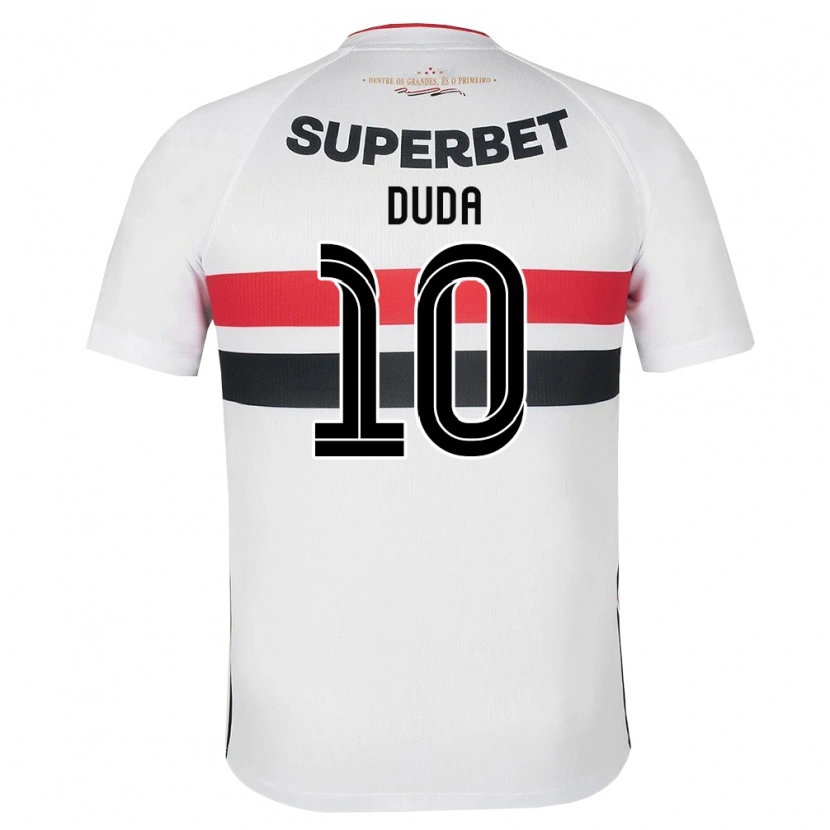 Danxen Dames Duda #10 Wit Rood Zwart Thuisshirt Thuistenue 2026/27 T-Shirt
