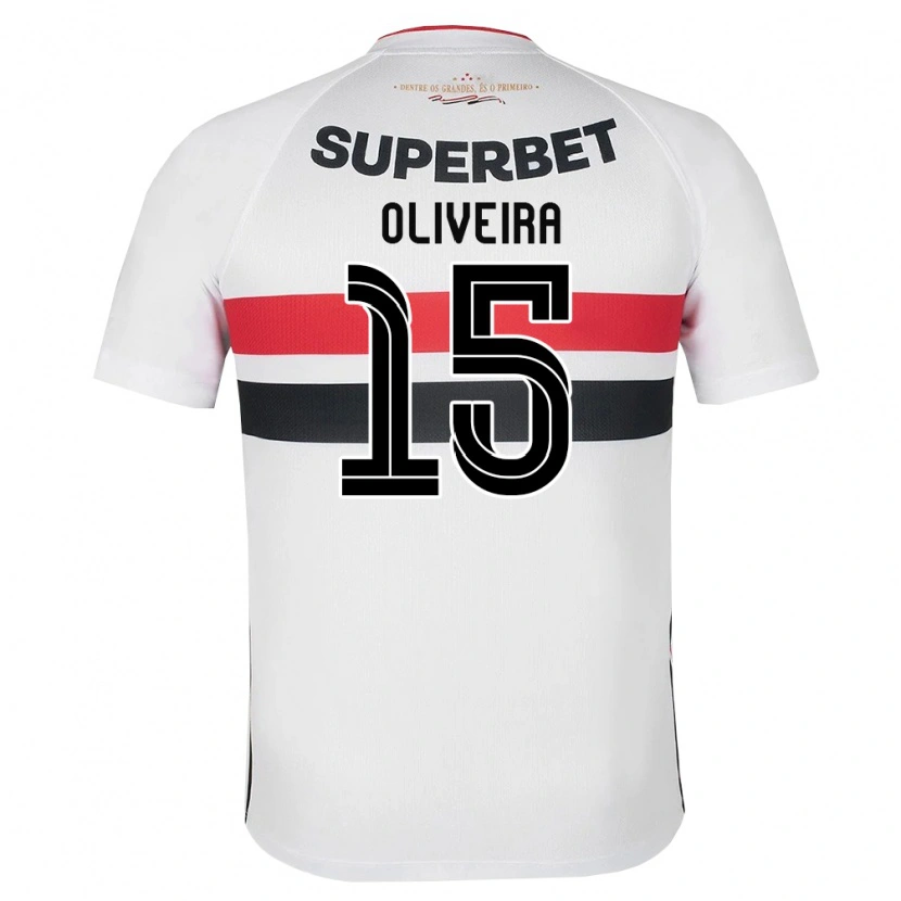 Danxen Dames Felipe Oliveira #15 Wit Rood Zwart Thuisshirt Thuistenue 2026/27 T-Shirt