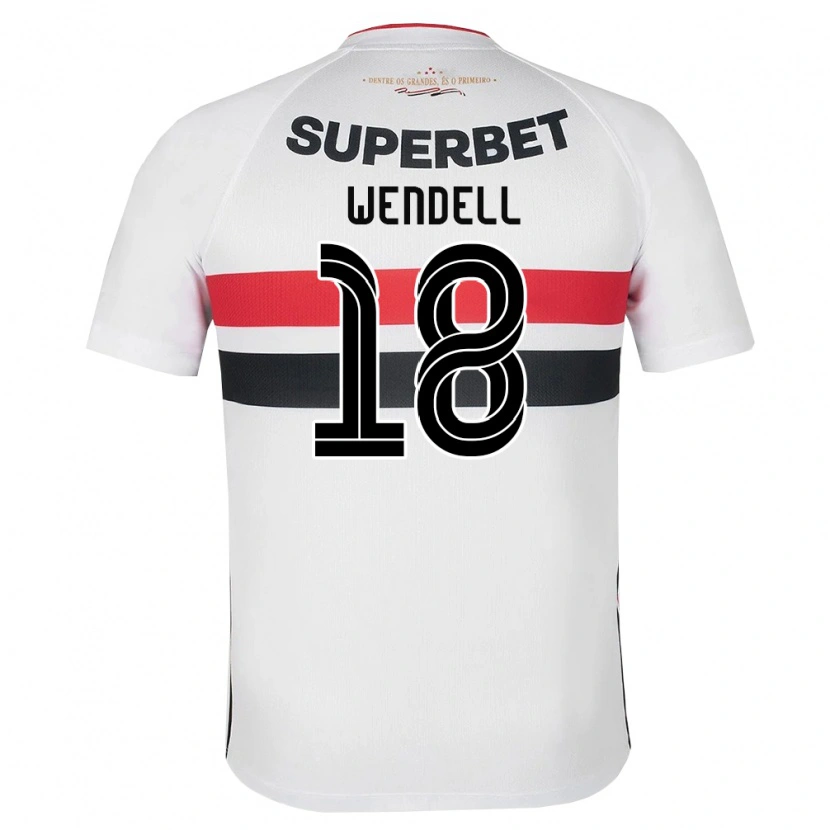 Danxen Dames Wendell Nascimento Borges #18 Wit Rood Zwart Thuisshirt Thuistenue 2026/27 T-Shirt