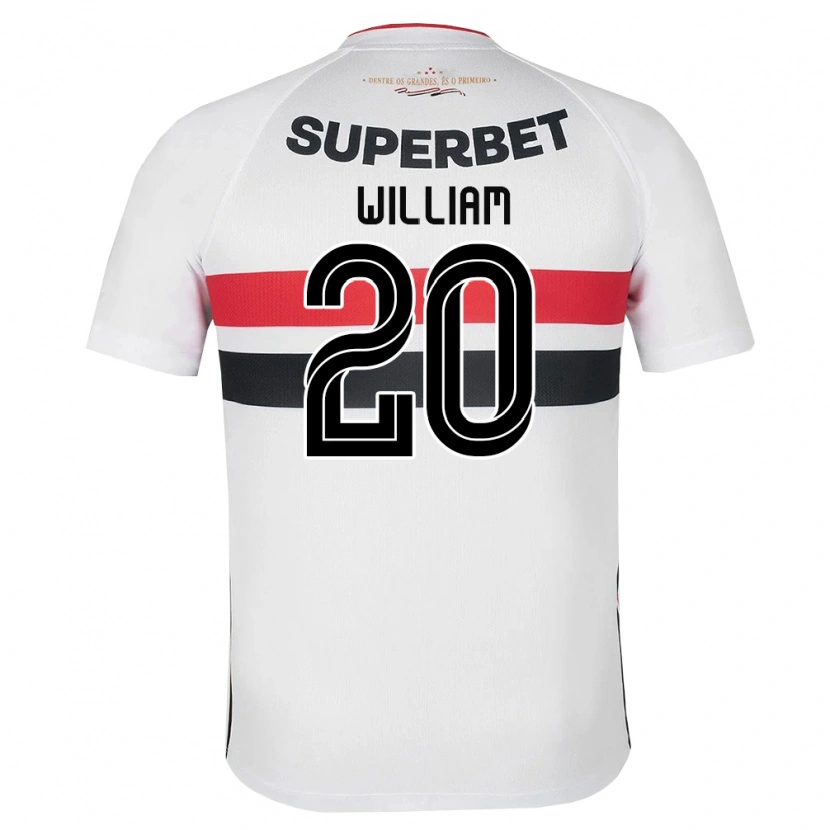 Danxen Dames Robert William #20 Wit Rood Zwart Thuisshirt Thuistenue 2026/27 T-Shirt