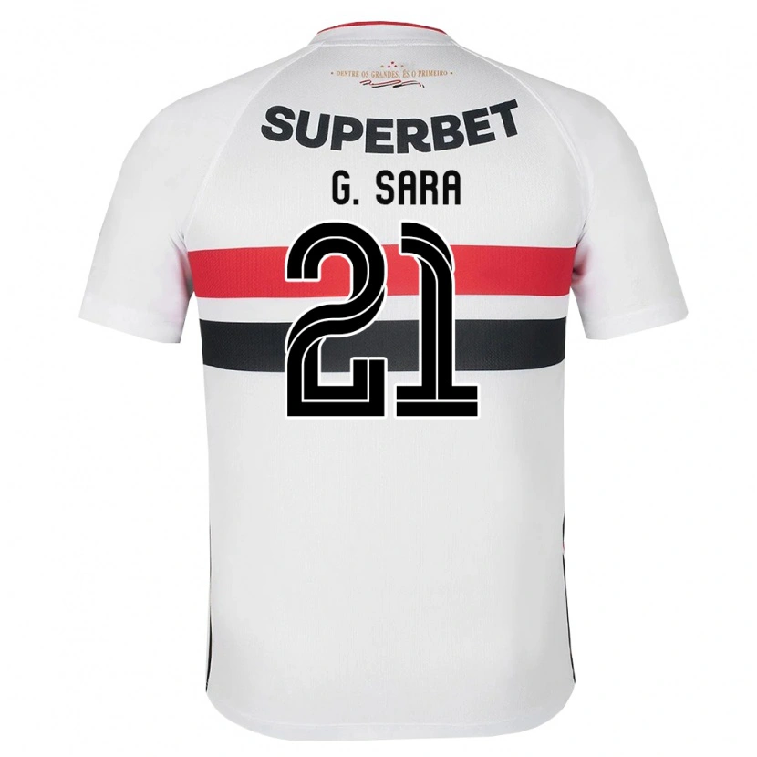 Danxen Dames Gabriel Sara #21 Wit Rood Zwart Thuisshirt Thuistenue 2026/27 T-Shirt
