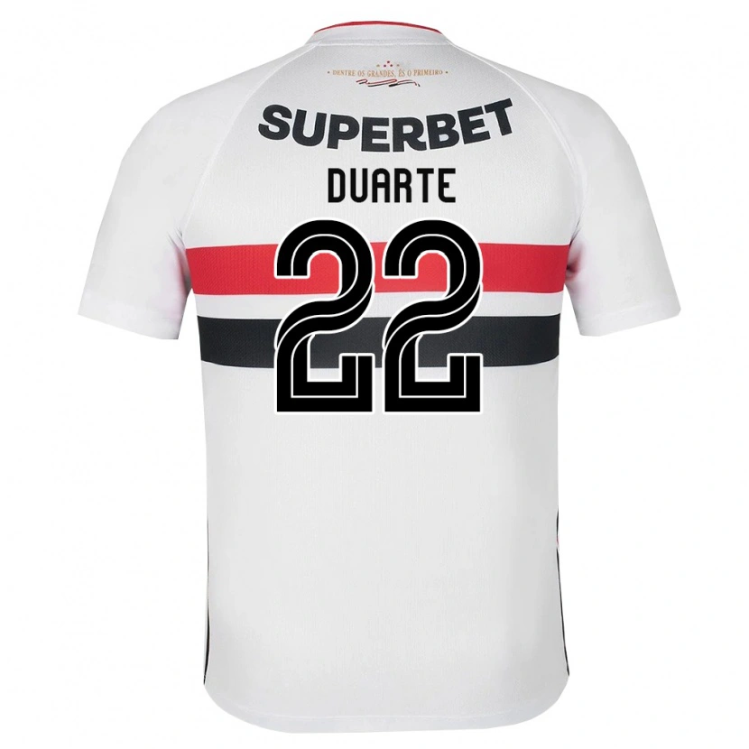 Danxen Dames Domingos Duarte #22 Wit Rood Zwart Thuisshirt Thuistenue 2026/27 T-Shirt