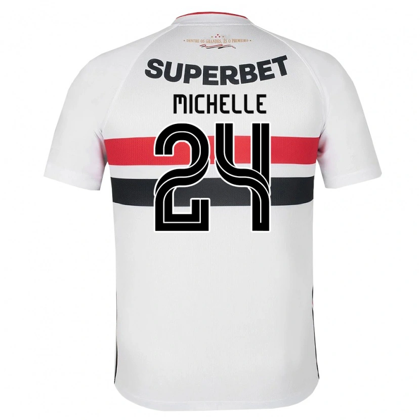 Danxen Dames Michelle #24 Wit Rood Zwart Thuisshirt Thuistenue 2026/27 T-Shirt