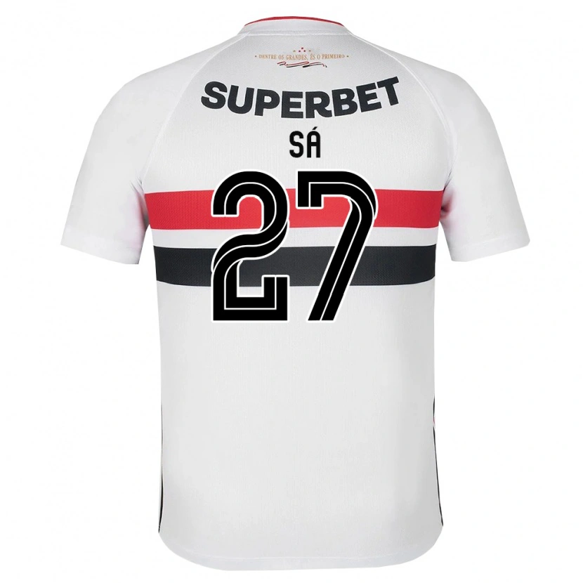 Danxen Dames Victor Sá #27 Wit Rood Zwart Thuisshirt Thuistenue 2026/27 T-Shirt