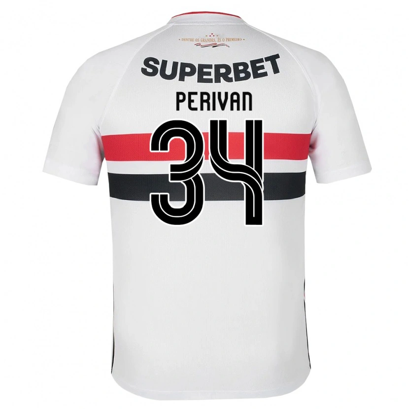 Danxen Dames Perivan Dos Santos #34 Wit Rood Zwart Thuisshirt Thuistenue 2026/27 T-Shirt