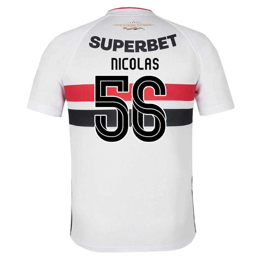 Danxen Dames Nicolas Bosshardt #56 Wit Rood Zwart Thuisshirt Thuistenue 2026/27 T-Shirt