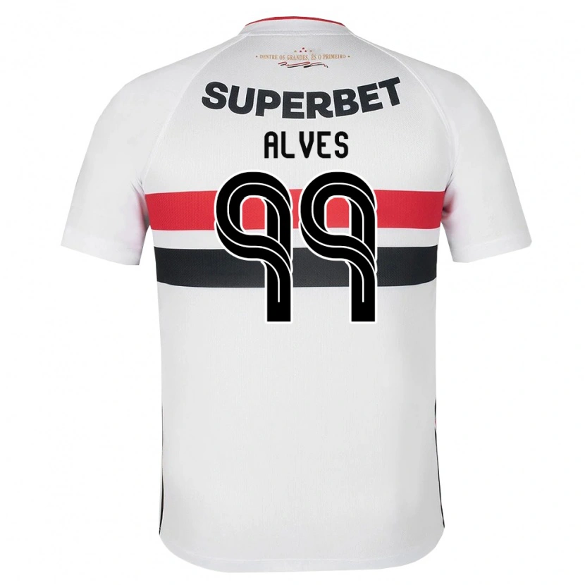 Danxen Dames Letícia Alves #99 Wit Rood Zwart Thuisshirt Thuistenue 2026/27 T-Shirt
