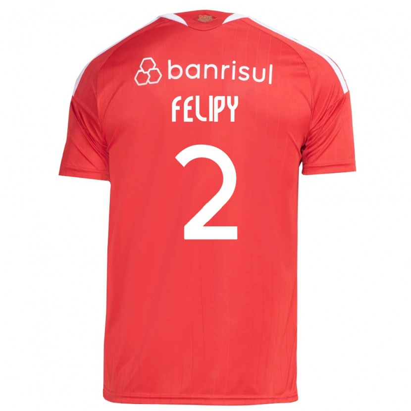 Danxen Dames Luis Felipy #2 Rood Wit Thuisshirt Thuistenue 2026/27 T-Shirt