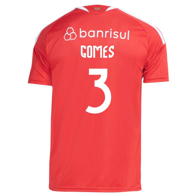 Danxen Dames Igor Gomes #3 Rood Wit Thuisshirt Thuistenue 2026/27 T-Shirt