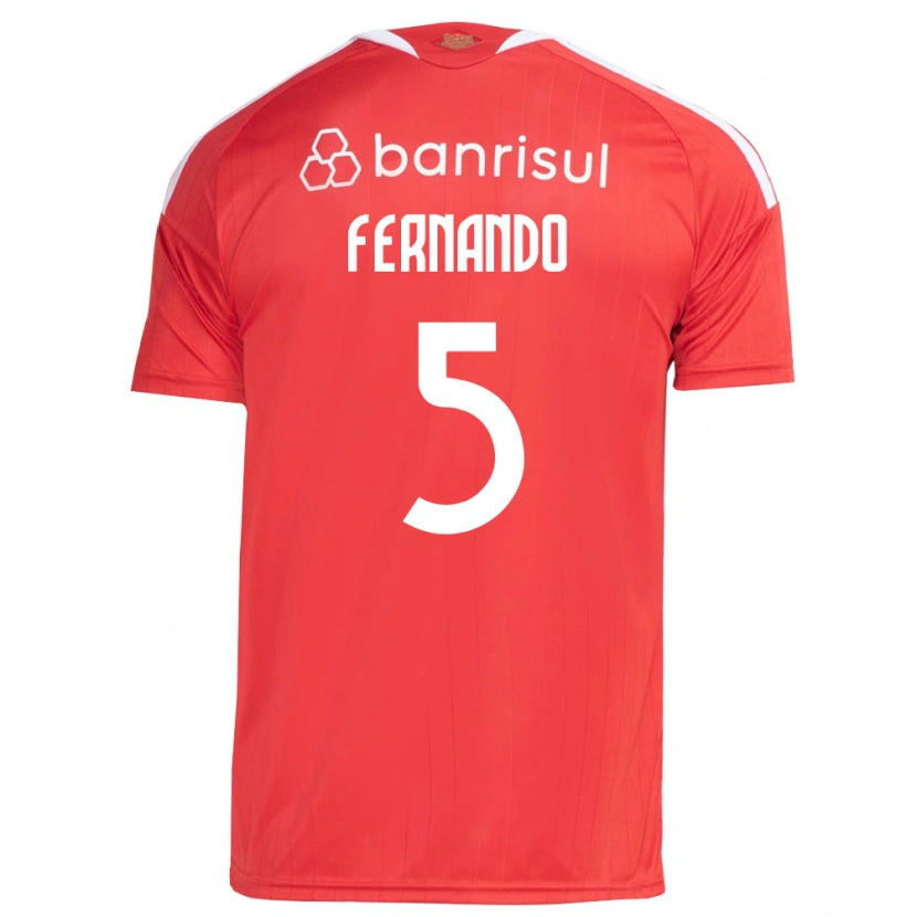 Danxen Dames Fernando #5 Rood Wit Thuisshirt Thuistenue 2026/27 T-Shirt