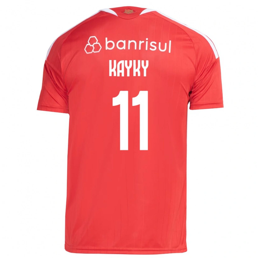Danxen Dames Kayky Da Silva Chagas #11 Rood Wit Thuisshirt Thuistenue 2026/27 T-Shirt