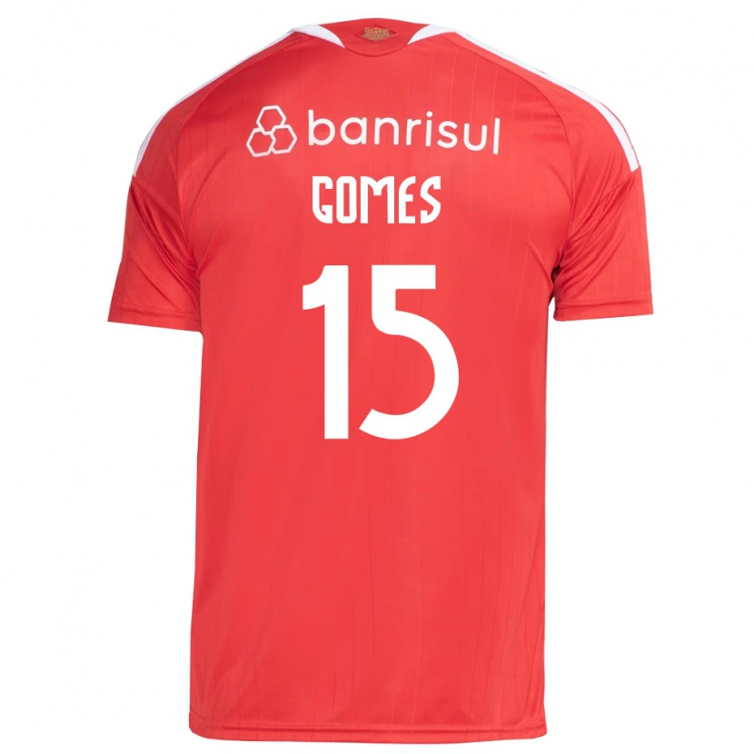 Danxen Dames Bruno Gomes #15 Rood Wit Thuisshirt Thuistenue 2026/27 T-Shirt