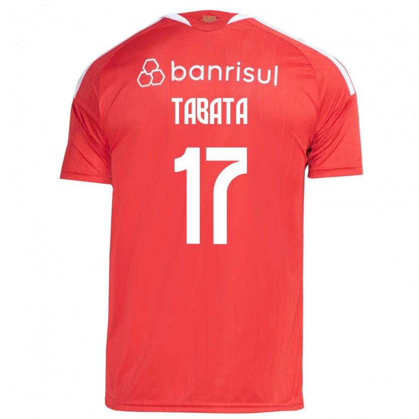Danxen Dames Bruno Tabata #17 Rood Wit Thuisshirt Thuistenue 2026/27 T-Shirt