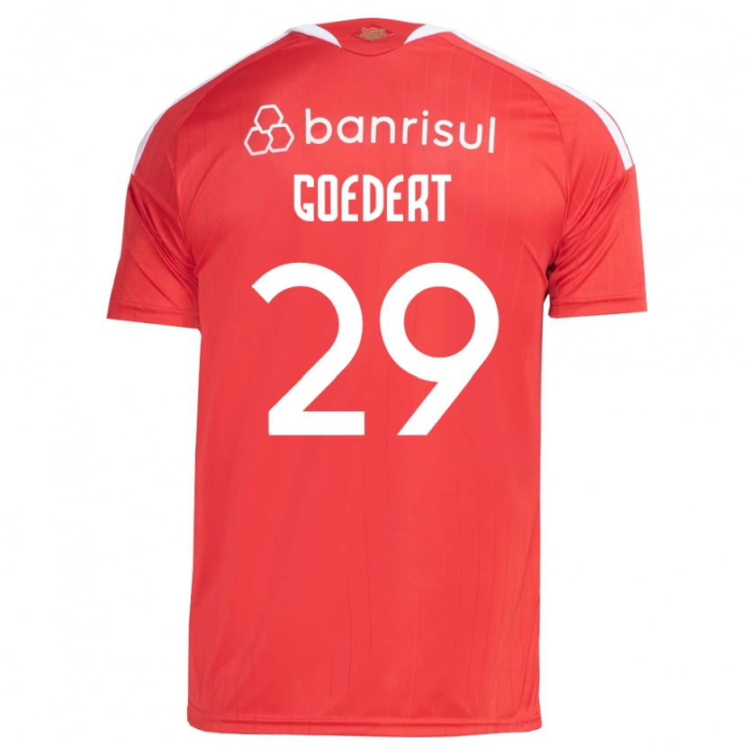 Danxen Dames Alice Goedert #29 Rood Wit Thuisshirt Thuistenue 2026/27 T-Shirt