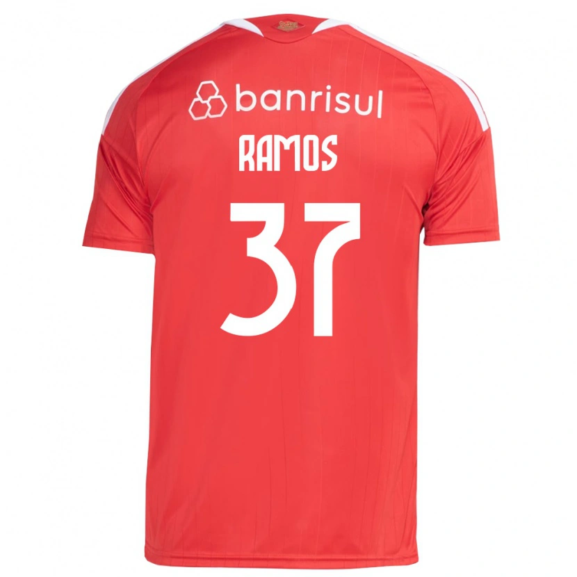 Danxen Dames Lucas Ramos #37 Rood Wit Thuisshirt Thuistenue 2026/27 T-Shirt
