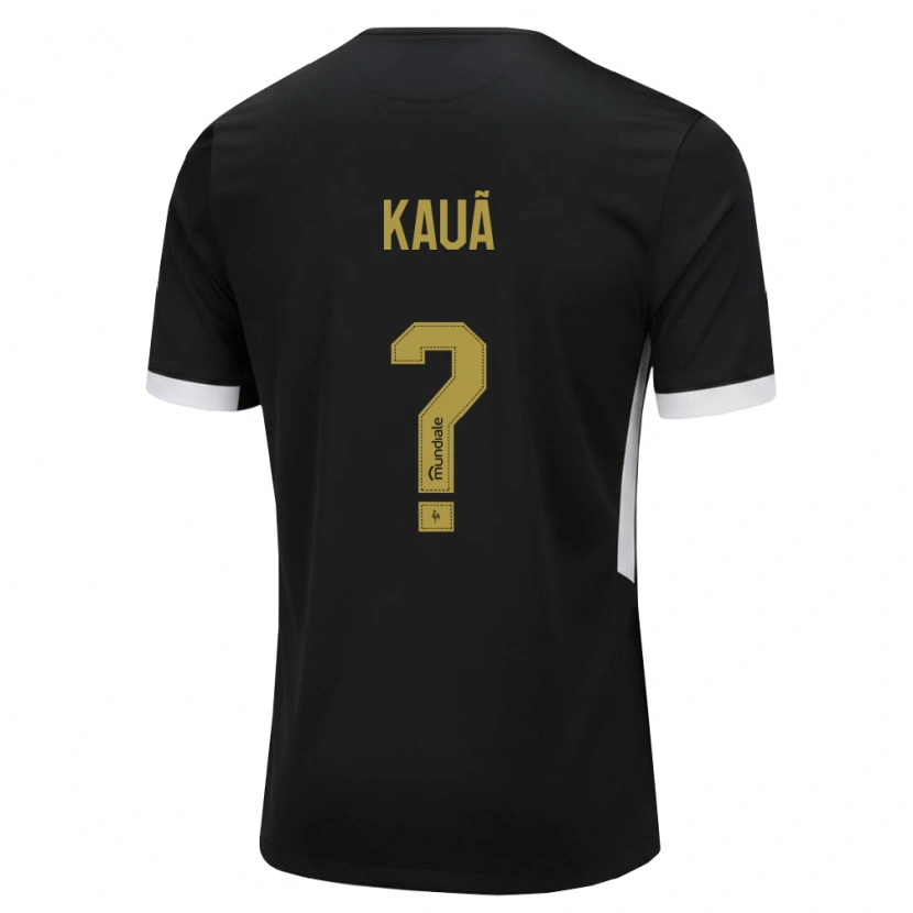 Danxen Dames David Kauã #0 Zwart Wit Geel Thuisshirt Thuistenue 2026/27 T-Shirt