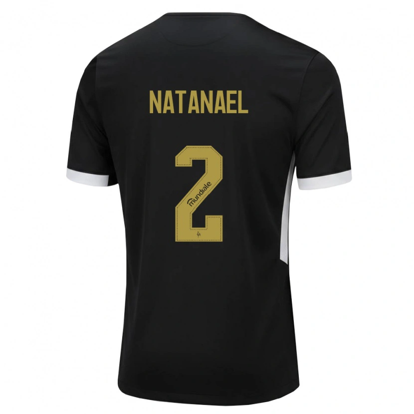 Danxen Dames Natanael Moreira Milouski #2 Zwart Wit Geel Thuisshirt Thuistenue 2026/27 T-Shirt