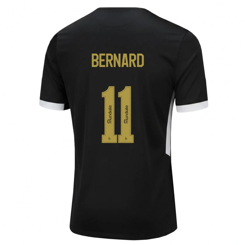 Danxen Dames Bernard Anício Caldeira Duarte #11 Zwart Wit Geel Thuisshirt Thuistenue 2026/27 T-Shirt