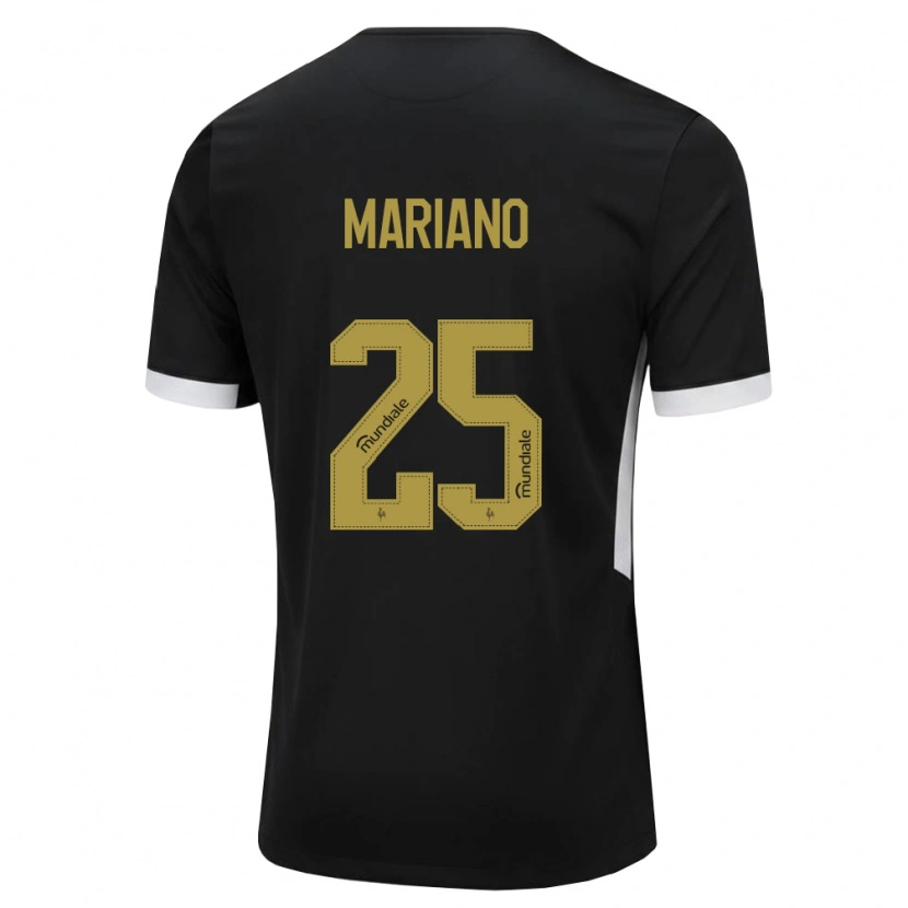 Danxen Dames Mariano #25 Zwart Wit Geel Thuisshirt Thuistenue 2026/27 T-Shirt