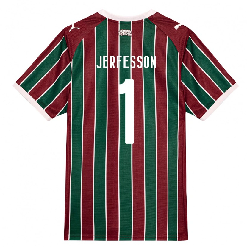 Danxen Dames Jerfesson Rodrigues Santana #1 Groen Bordeaux Rood Wit Thuisshirt Thuistenue 2026/27 T-Shirt