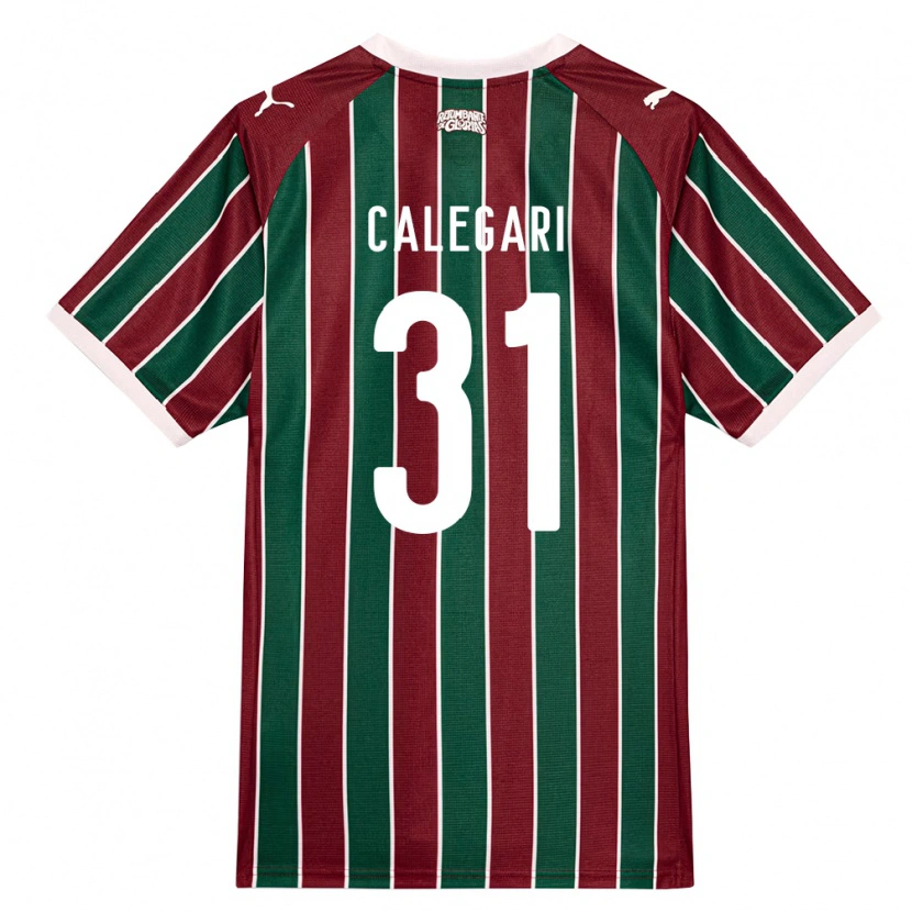 Danxen Dames Calegari #31 Groen Bordeaux Rood Wit Thuisshirt Thuistenue 2026/27 T-Shirt