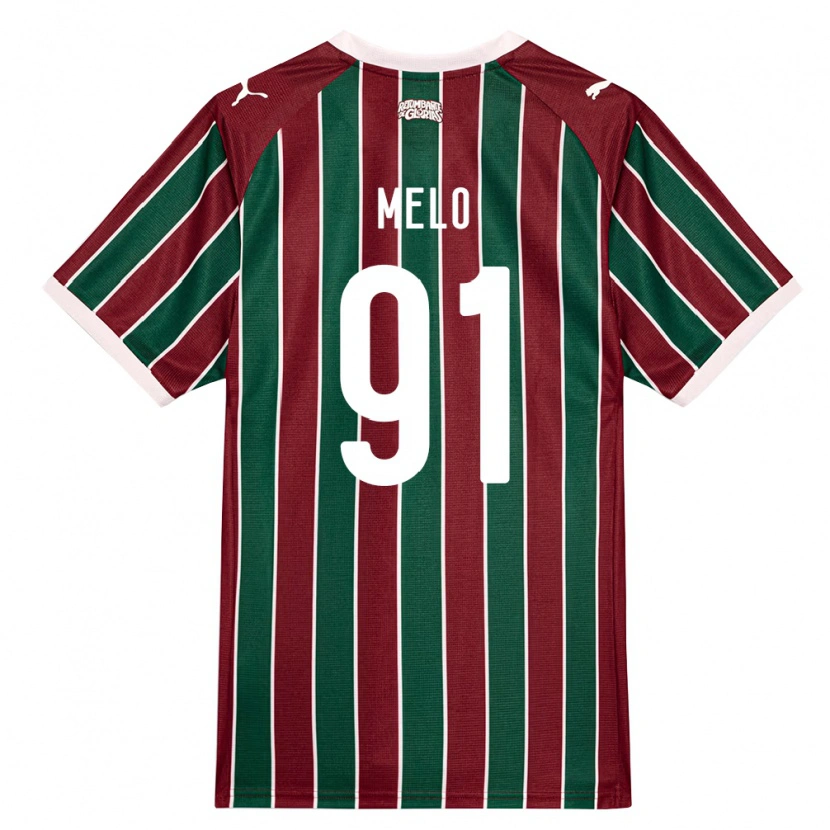 Danxen Dames Davi Melo #91 Groen Bordeaux Rood Wit Thuisshirt Thuistenue 2026/27 T-Shirt
