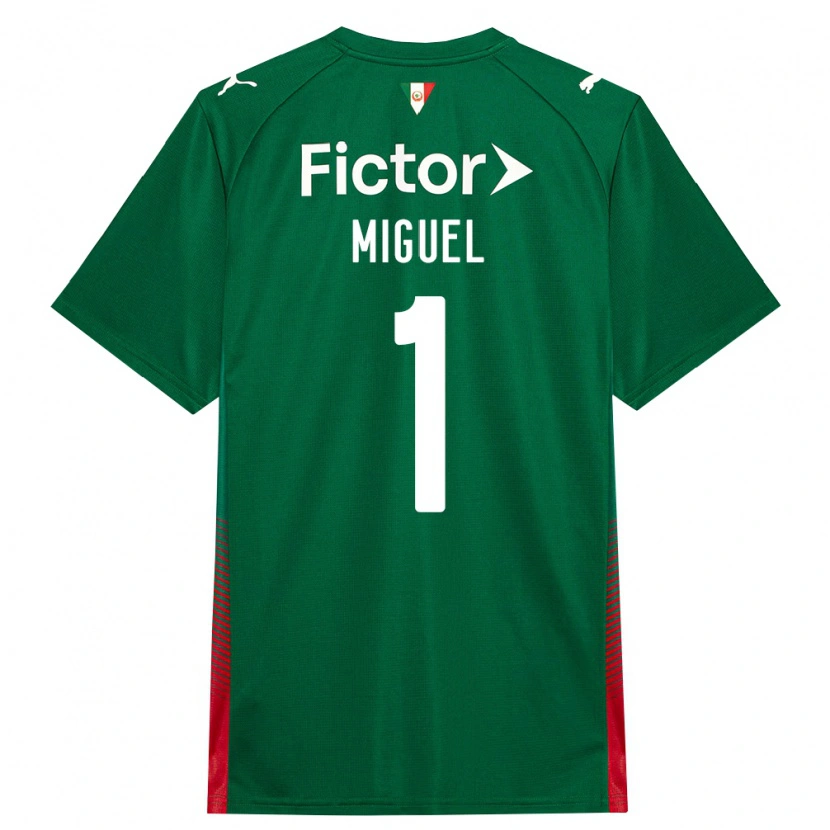 Danxen Dames Carlos Miguel #1 Groen Rood Wit Thuisshirt Thuistenue 2026/27 T-Shirt