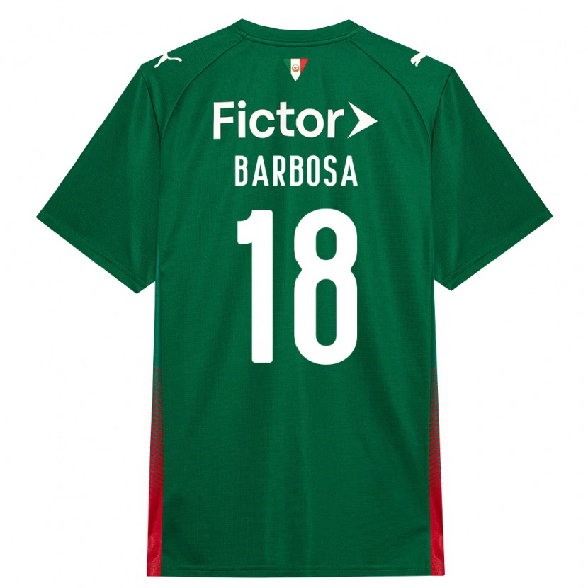 Danxen Dames Danilo Barbosa #18 Groen Rood Wit Thuisshirt Thuistenue 2026/27 T-Shirt