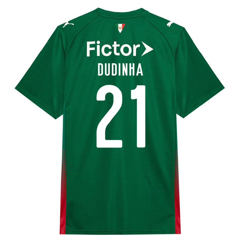 Danxen Dames Dudinha #21 Groen Rood Wit Thuisshirt Thuistenue 2026/27 T-Shirt