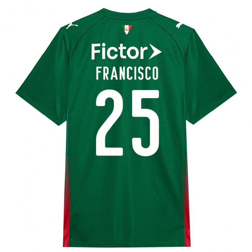 Danxen Dames Juan Francisco #25 Groen Rood Wit Thuisshirt Thuistenue 2026/27 T-Shirt