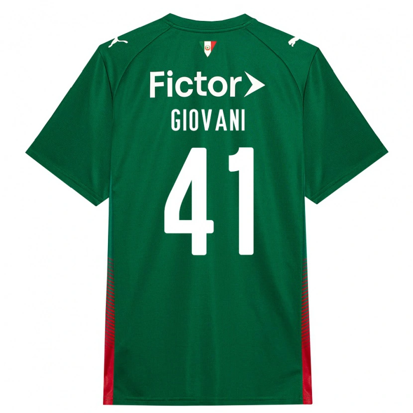 Danxen Dames Giovani #41 Groen Rood Wit Thuisshirt Thuistenue 2026/27 T-Shirt