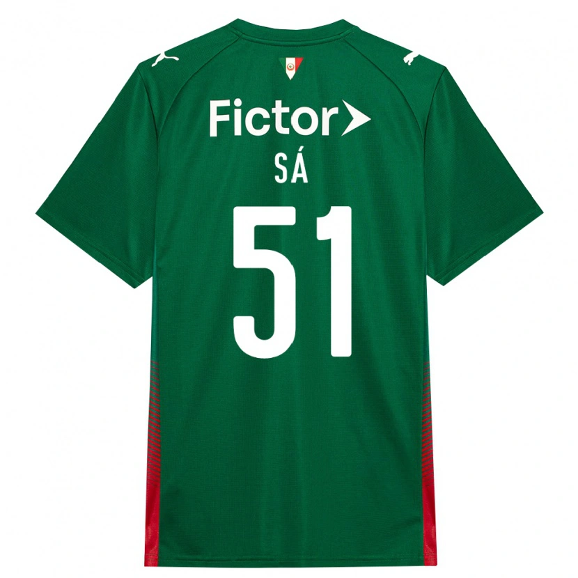 Danxen Dames Luiz Sá #51 Groen Rood Wit Thuisshirt Thuistenue 2026/27 T-Shirt