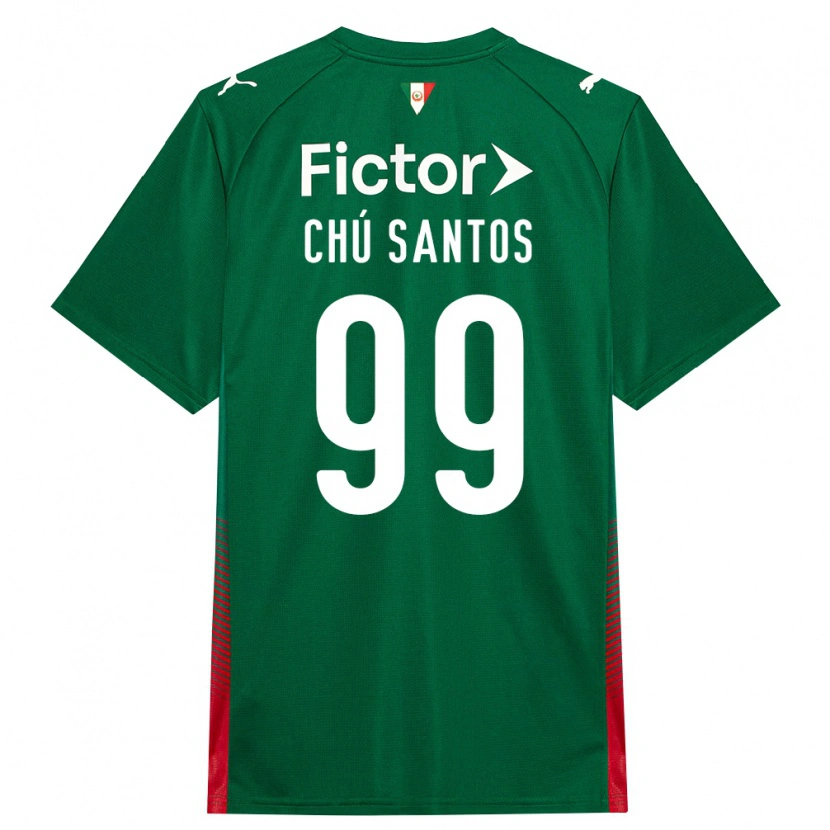 Danxen Dames Chú Santos #99 Groen Rood Wit Thuisshirt Thuistenue 2026/27 T-Shirt