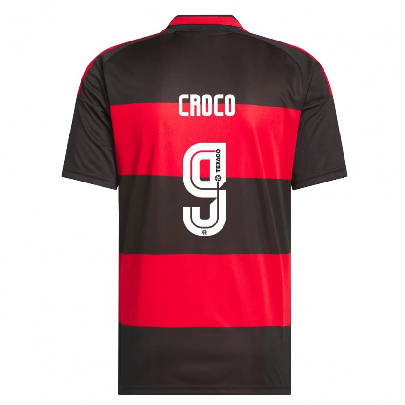 Danxen Dames Gabi Croco #9 Rood Zwart Wit Thuisshirt Thuistenue 2026/27 T-Shirt