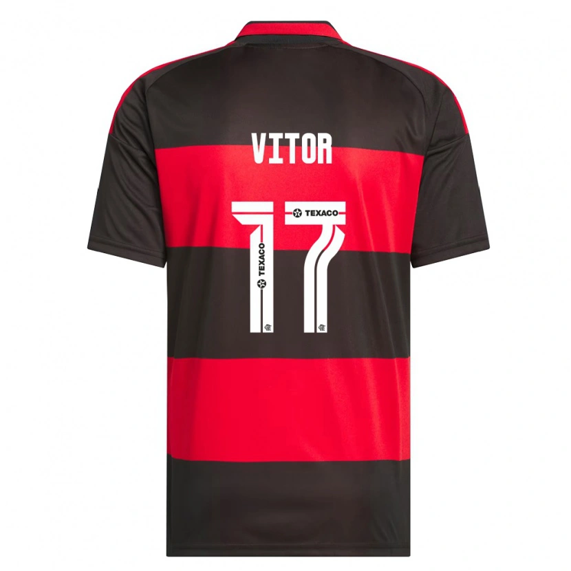 Danxen Dames João Vitor #17 Rood Zwart Wit Thuisshirt Thuistenue 2026/27 T-Shirt