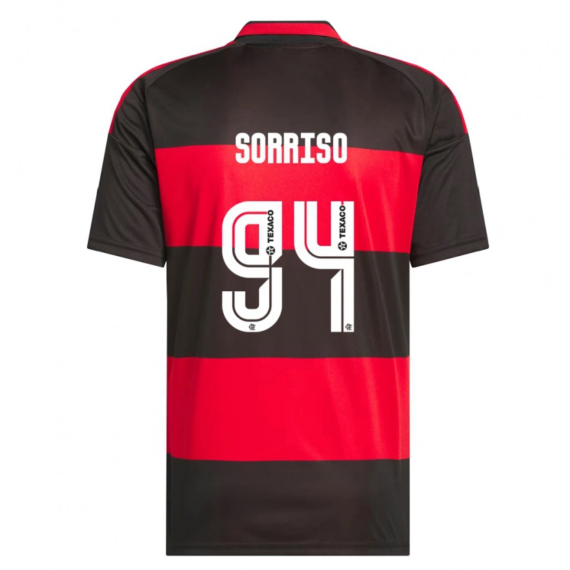 Danxen Dames Sorriso #94 Rood Zwart Wit Thuisshirt Thuistenue 2026/27 T-Shirt