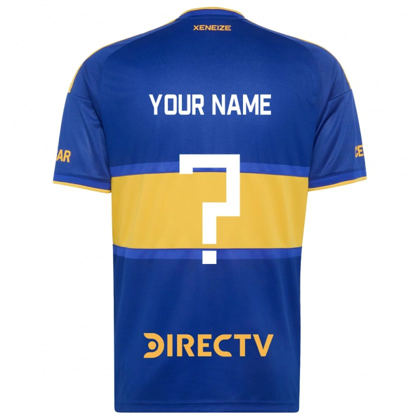 Danxen Dames Uw Naam #0 Koninklijk Blauw Geel Thuisshirt Thuistenue 2026/27 T-Shirt