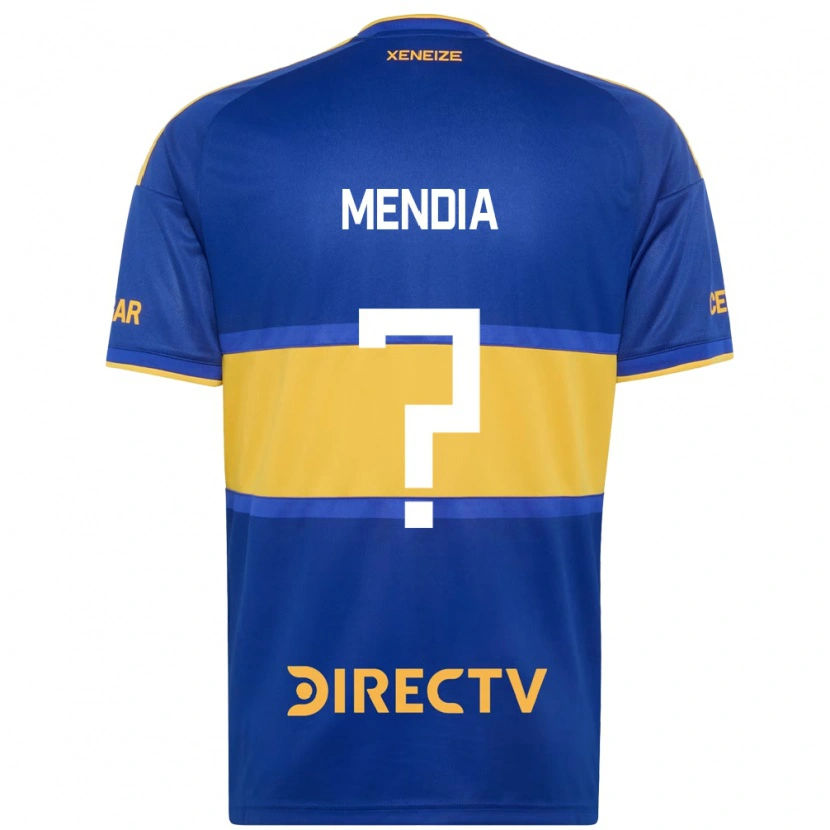 Danxen Dames Mateo Mendia #0 Koninklijk Blauw Geel Thuisshirt Thuistenue 2026/27 T-Shirt