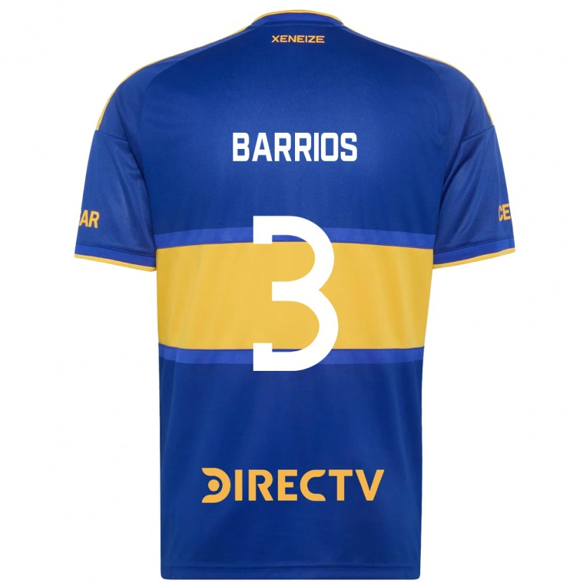 Danxen Dames Gabriela Barrios #3 Koninklijk Blauw Geel Thuisshirt Thuistenue 2026/27 T-Shirt