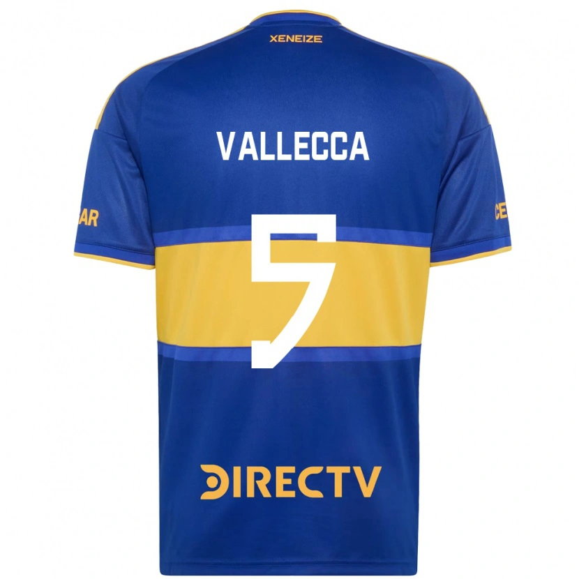 Danxen Dames Santiago Vallecca #5 Koninklijk Blauw Geel Thuisshirt Thuistenue 2026/27 T-Shirt