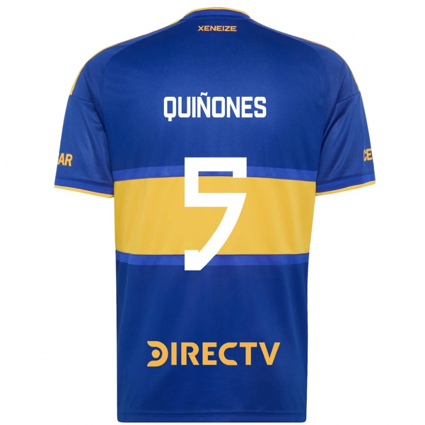 Danxen Dames Florencia Quiñones #5 Koninklijk Blauw Geel Thuisshirt Thuistenue 2026/27 T-Shirt