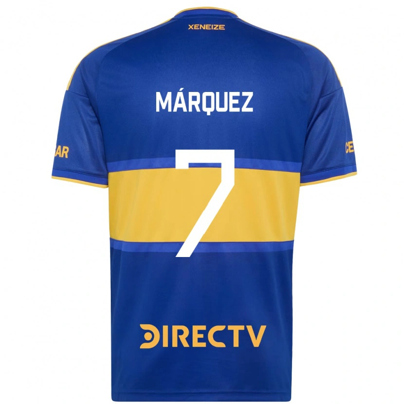 Danxen Dames Tomás Márquez #7 Koninklijk Blauw Geel Thuisshirt Thuistenue 2026/27 T-Shirt