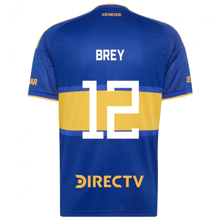 Danxen Dames Leandro Brey #12 Koninklijk Blauw Geel Thuisshirt Thuistenue 2026/27 T-Shirt