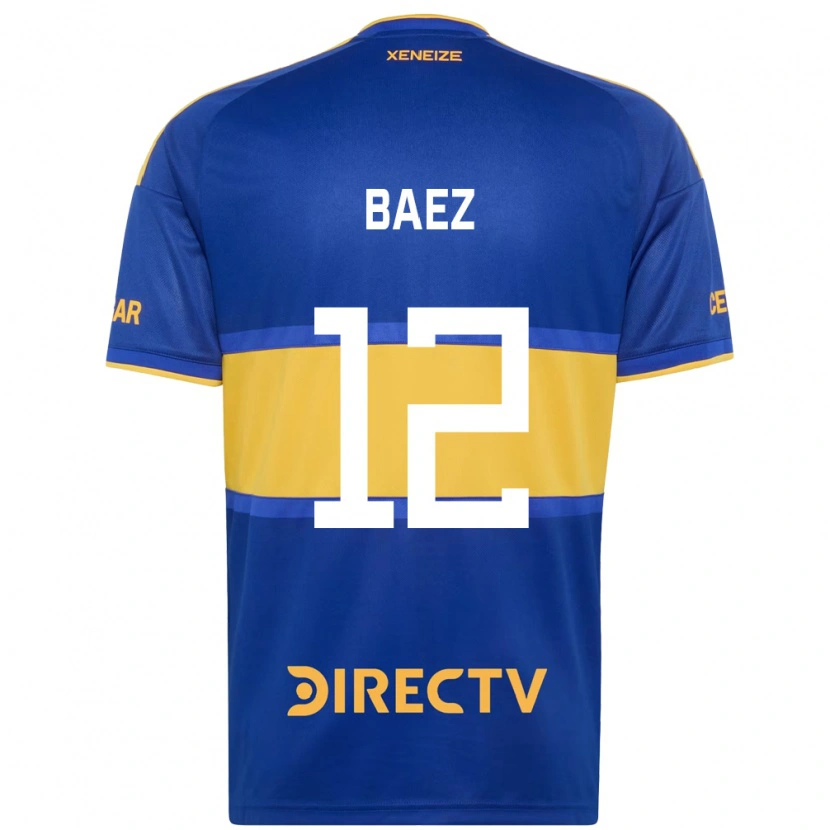 Danxen Dames Tomás Baez #12 Koninklijk Blauw Geel Thuisshirt Thuistenue 2026/27 T-Shirt