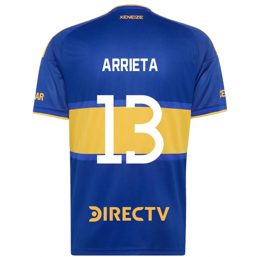Danxen Dames Thomas Arrieta #13 Koninklijk Blauw Geel Thuisshirt Thuistenue 2026/27 T-Shirt