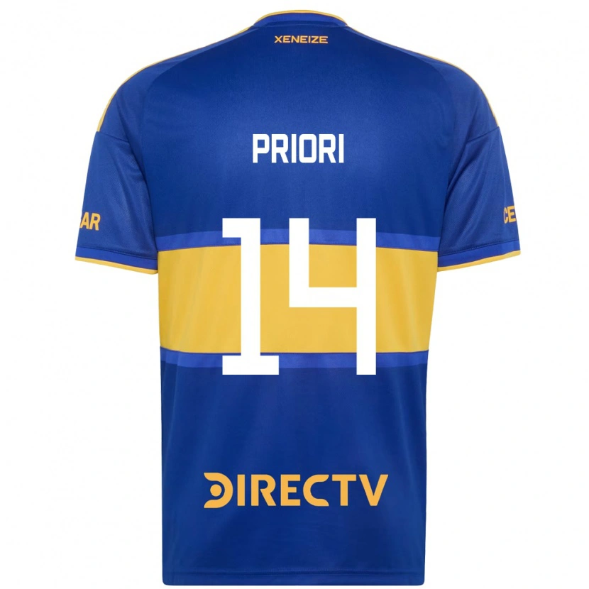 Danxen Dames Brisa Priori #14 Koninklijk Blauw Geel Thuisshirt Thuistenue 2026/27 T-Shirt