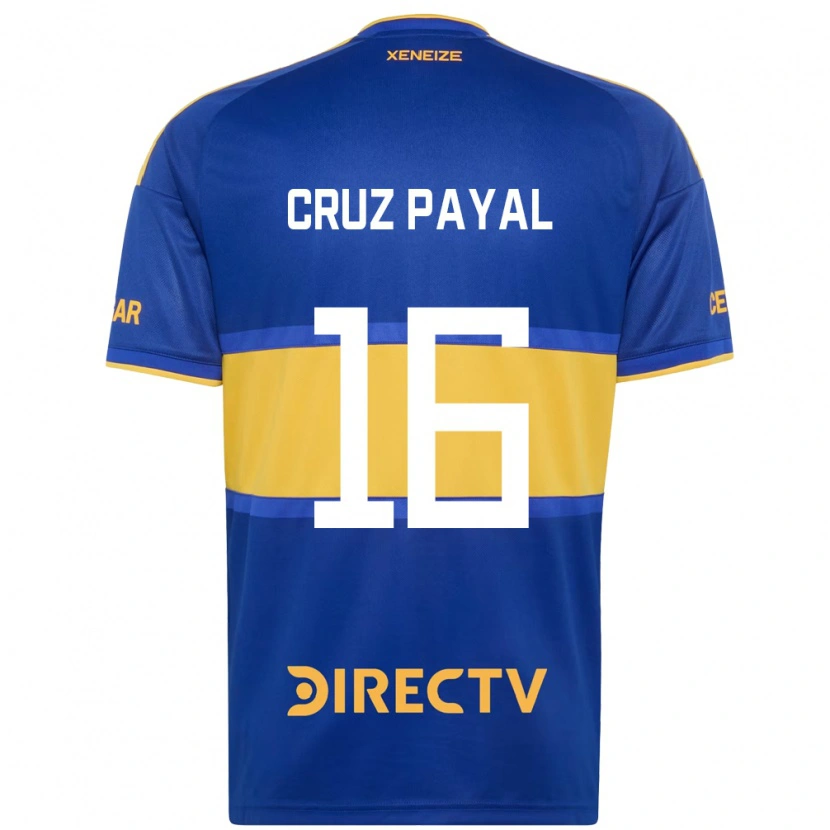 Danxen Dames Juan Cruz Payal #16 Koninklijk Blauw Geel Thuisshirt Thuistenue 2026/27 T-Shirt