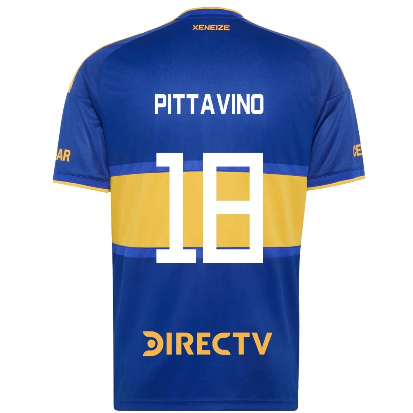 Danxen Dames Rodrigo Pittavino #18 Koninklijk Blauw Geel Thuisshirt Thuistenue 2026/27 T-Shirt