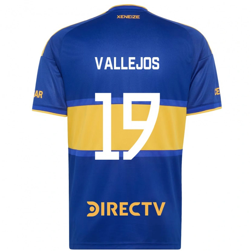 Danxen Dames Fabiana Vallejos #19 Koninklijk Blauw Geel Thuisshirt Thuistenue 2026/27 T-Shirt