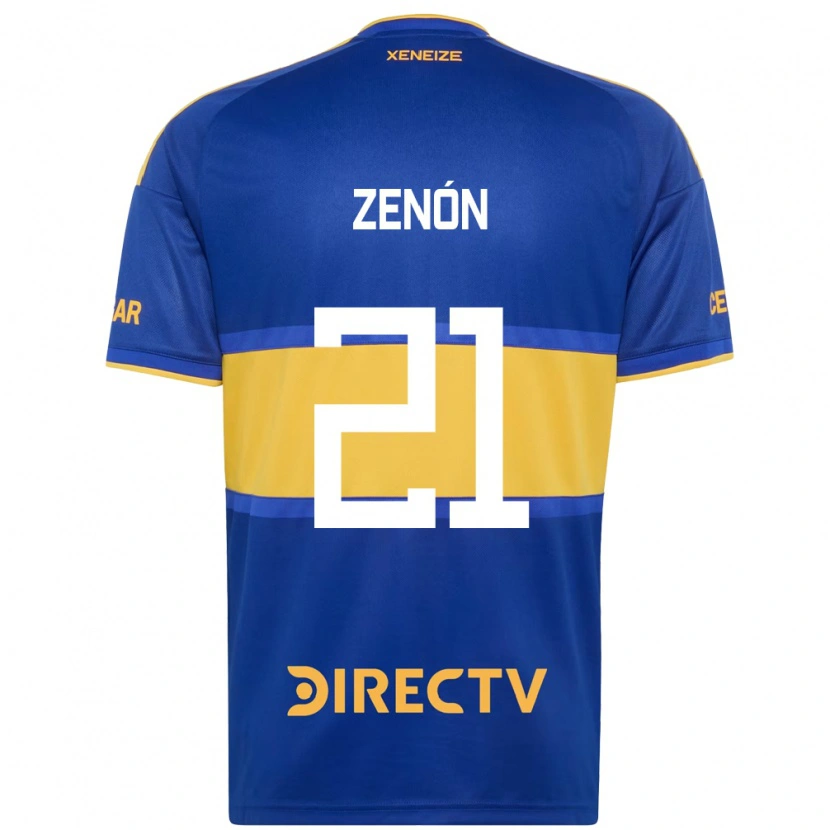 Danxen Dames Kevin Zenón #21 Koninklijk Blauw Geel Thuisshirt Thuistenue 2026/27 T-Shirt